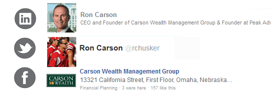 Ron Carson | Carson Wealth Management Group 