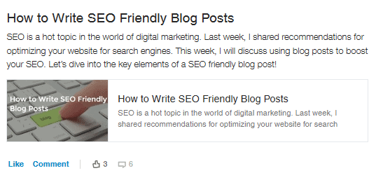 seo friendly blog posts