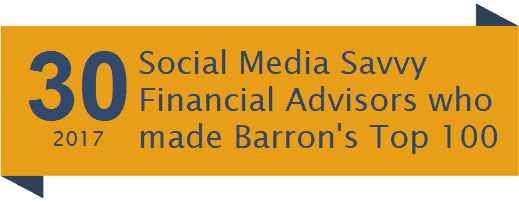 social media savvy financial advisors barron's top 100